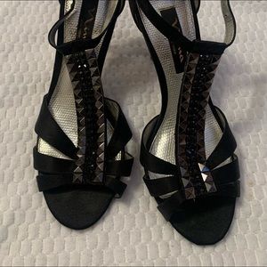Nina black jeweled heels - 6 1/2